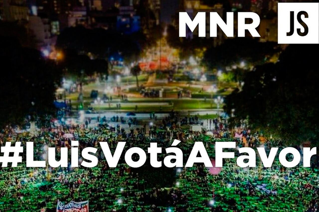 El hashtag #LuisVotáAFavor fue tendencia nacional.