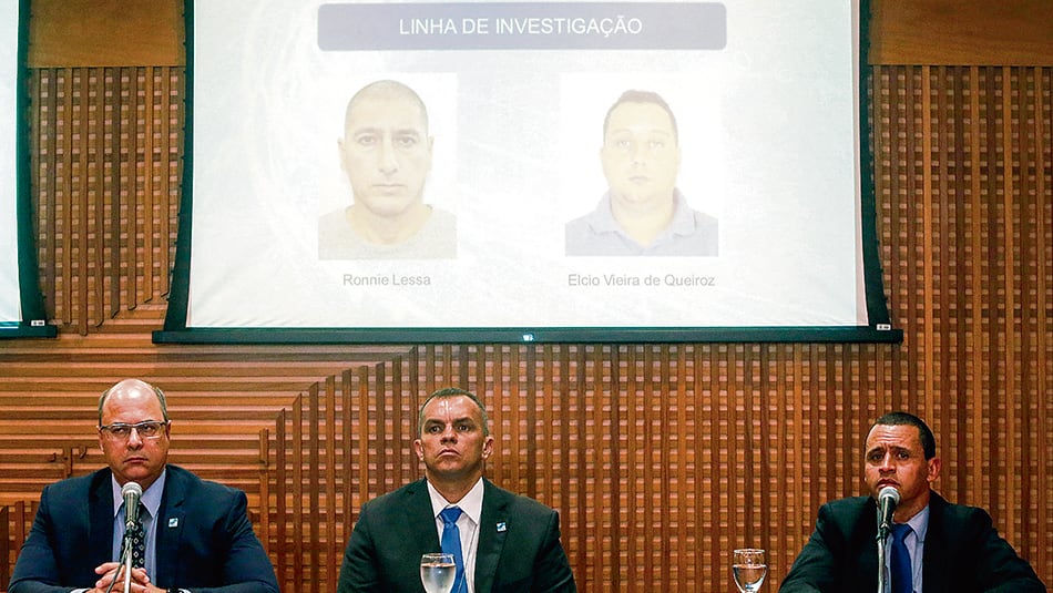 El gobernador de Río, Wilson Witzel, informó sobre los detenidos en el caso Marielle Franco.