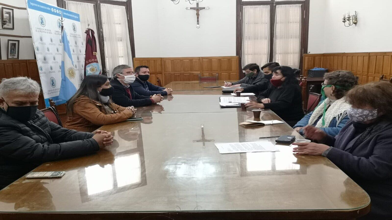 Reunión en la Cámara de Diputados