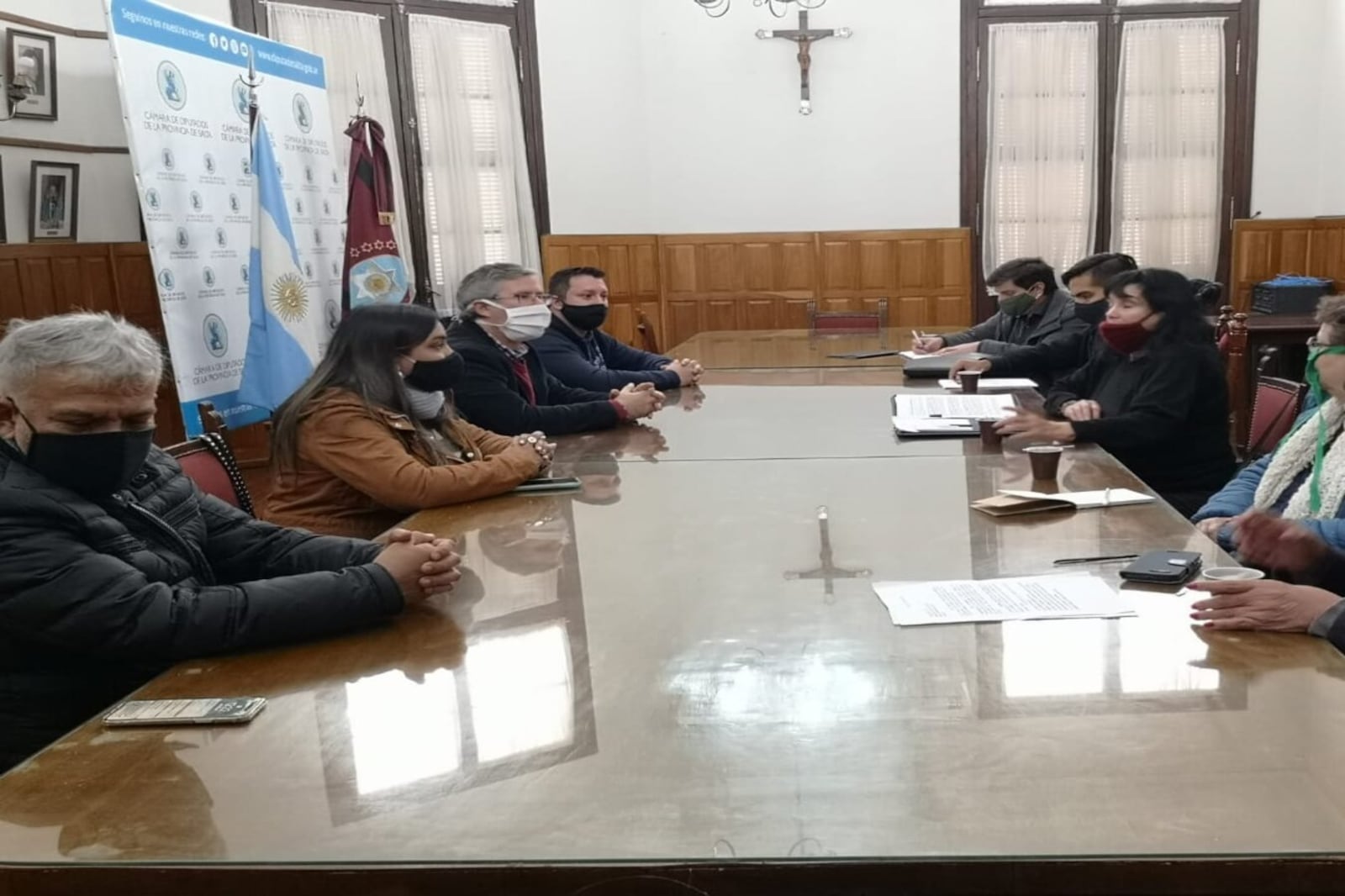 Reunión en la Cámara de Diputados