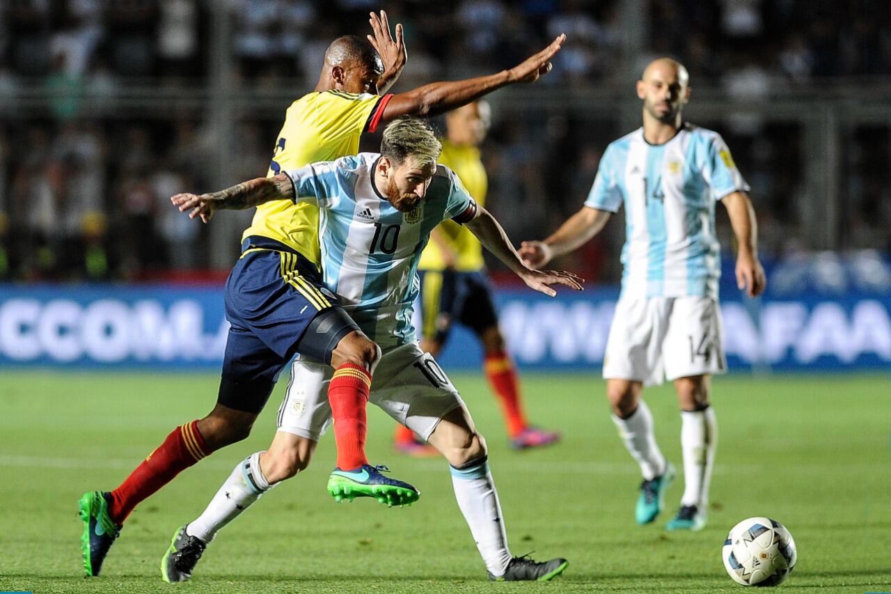 Messi versión rubia. En aquel partido de 2015, Argentina goleó a Colombia y enderezó su rumbo mundialista