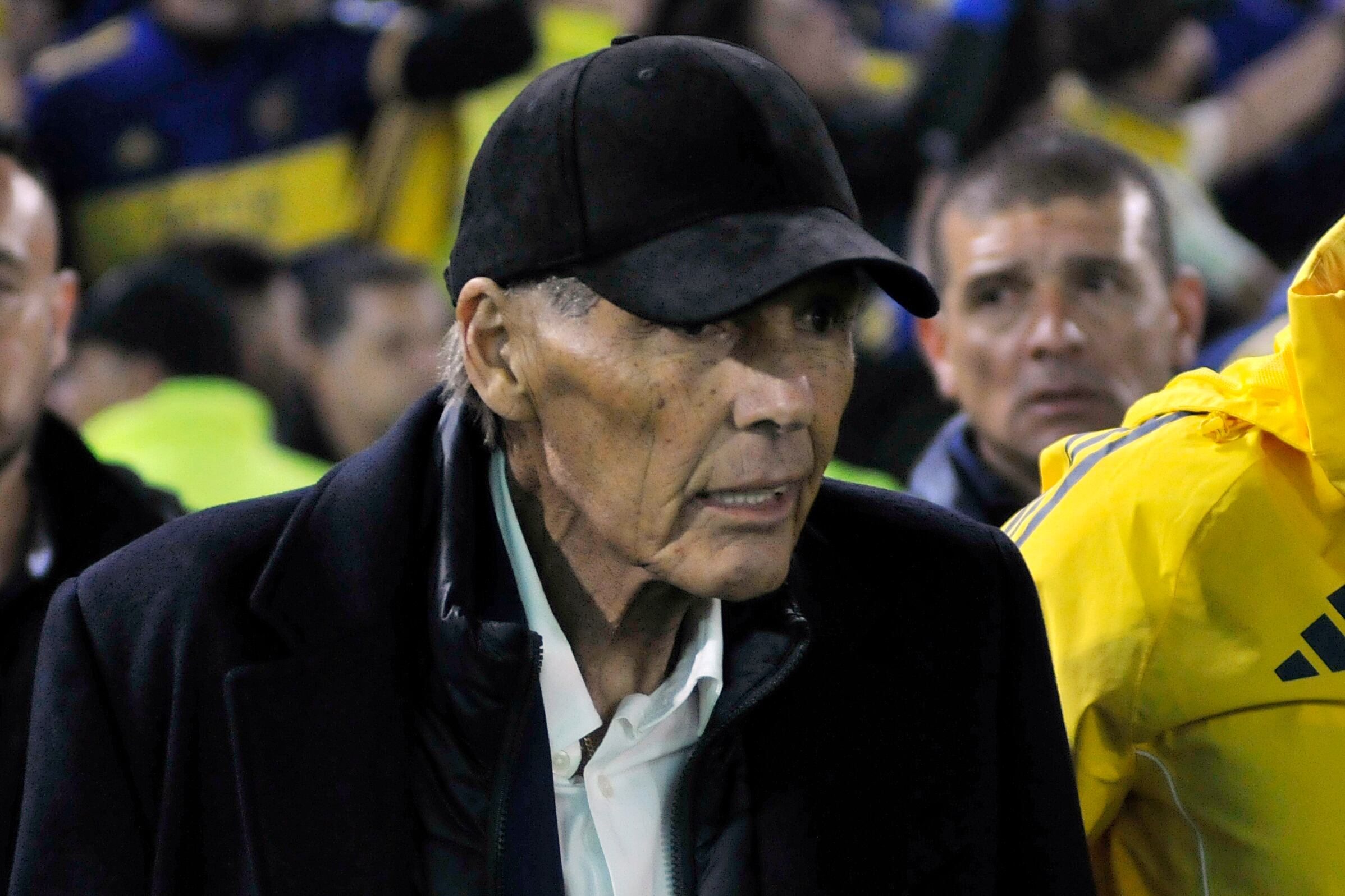 Russo en su último partido entre Boca y Central Córdoba