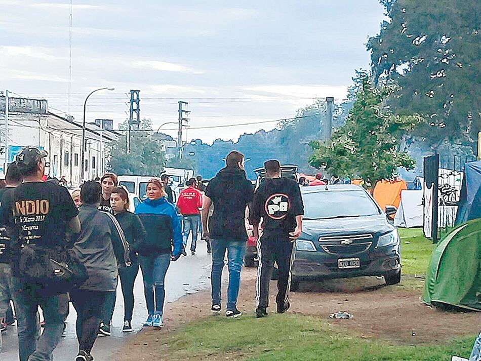 Olavarría colapsó y la vuelta a casa después del recital insumió en algunos casos varios días.