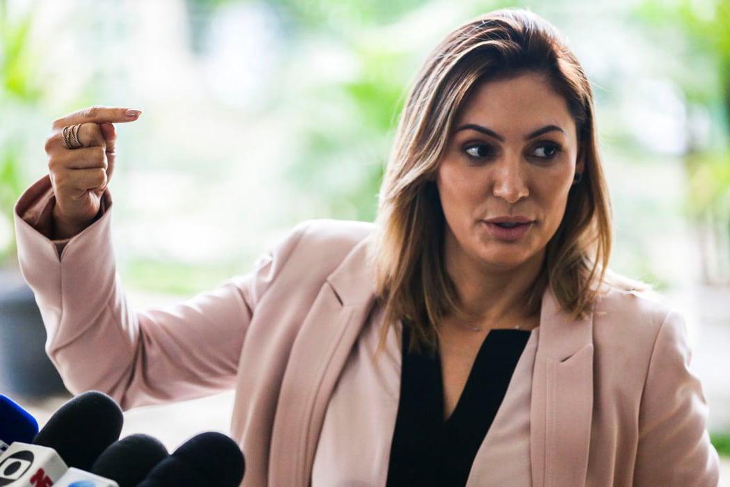 Michelle Bolsonaro aceptó un cargo en el Partido Liberal de Brasil.