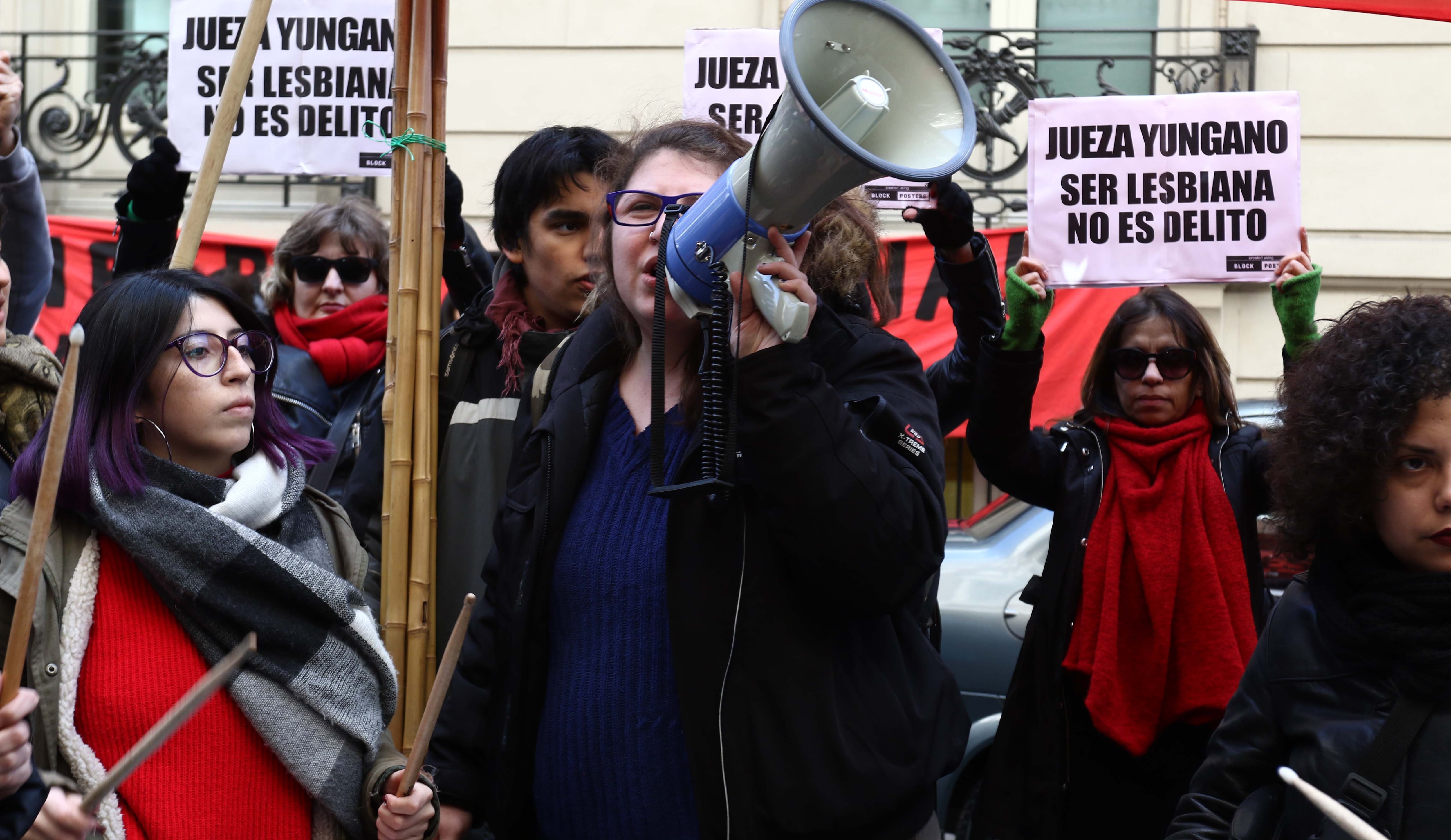 Un grupo de militantes 