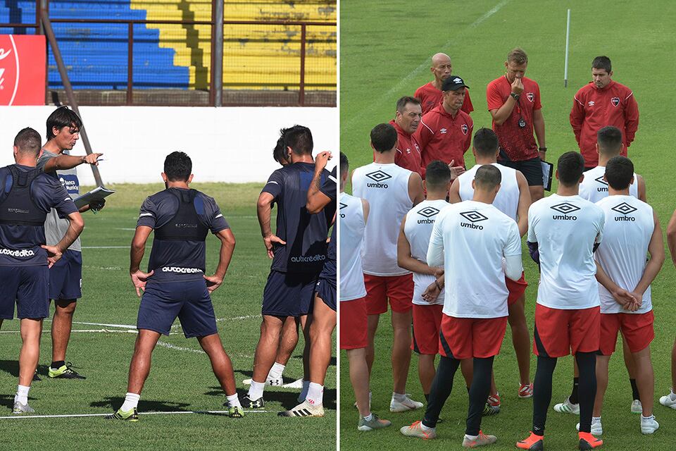 En principio, los jugadores de ambos equipos practicarán en grupos de seis.