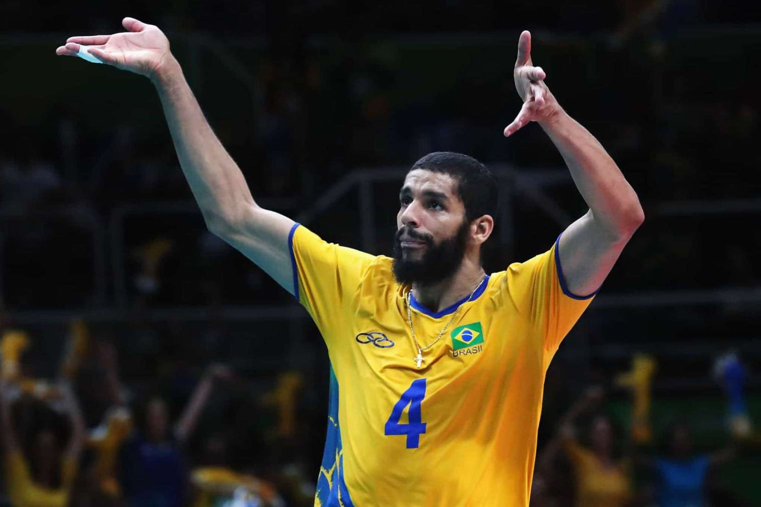  Wallace, uno de los mejores voleibolistas de Brasil: medalla de oro en 2016 y de plata en 2012