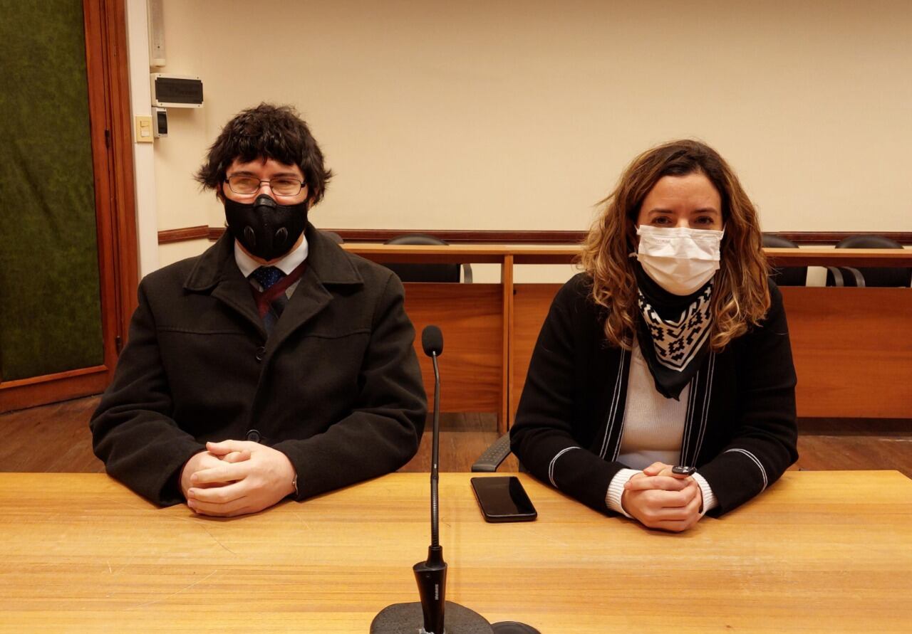 Fiscales Matías Broggi y María Celeste Minniti.