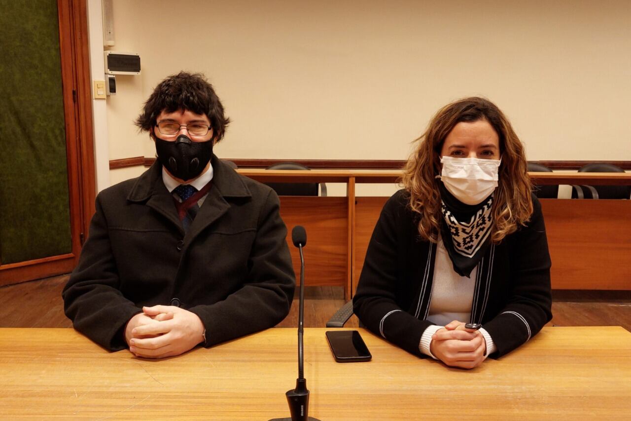 Fiscales Matías Broggi y María Celeste Minniti.