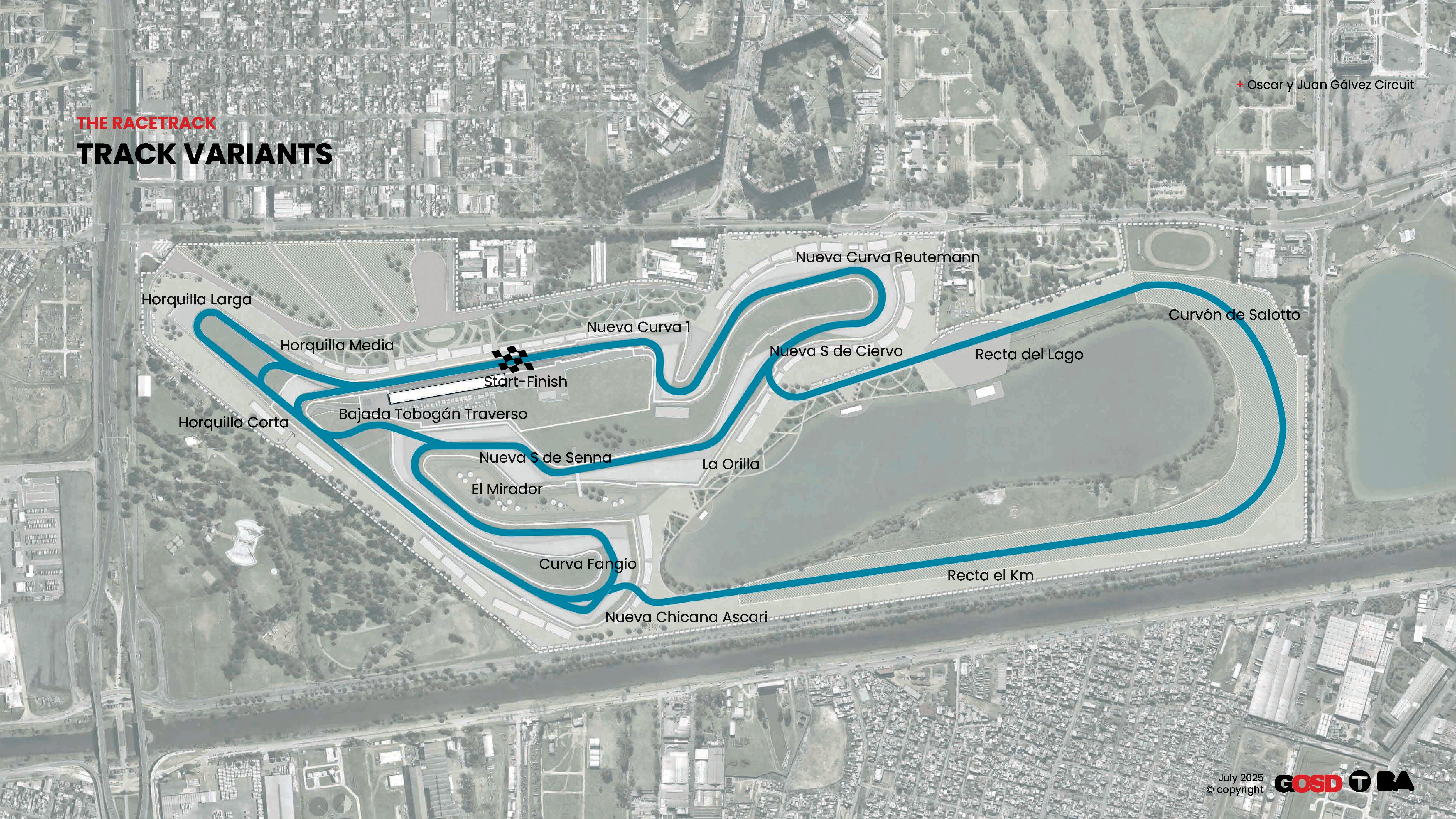 Cinco posibilidades, con pistas cortas y largas