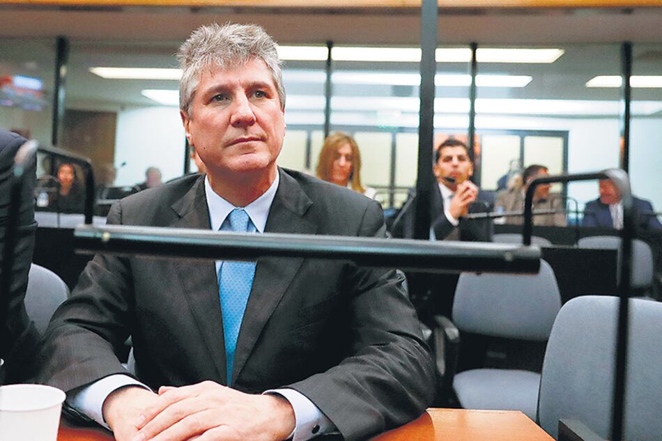 Boudou, durante el juicio por Ciccone en el que fue condenado.