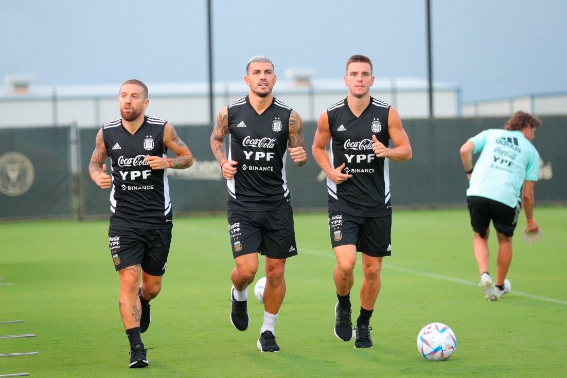 Gómez, Paredes y Lo Celso trotan en el predio de Inter Miami