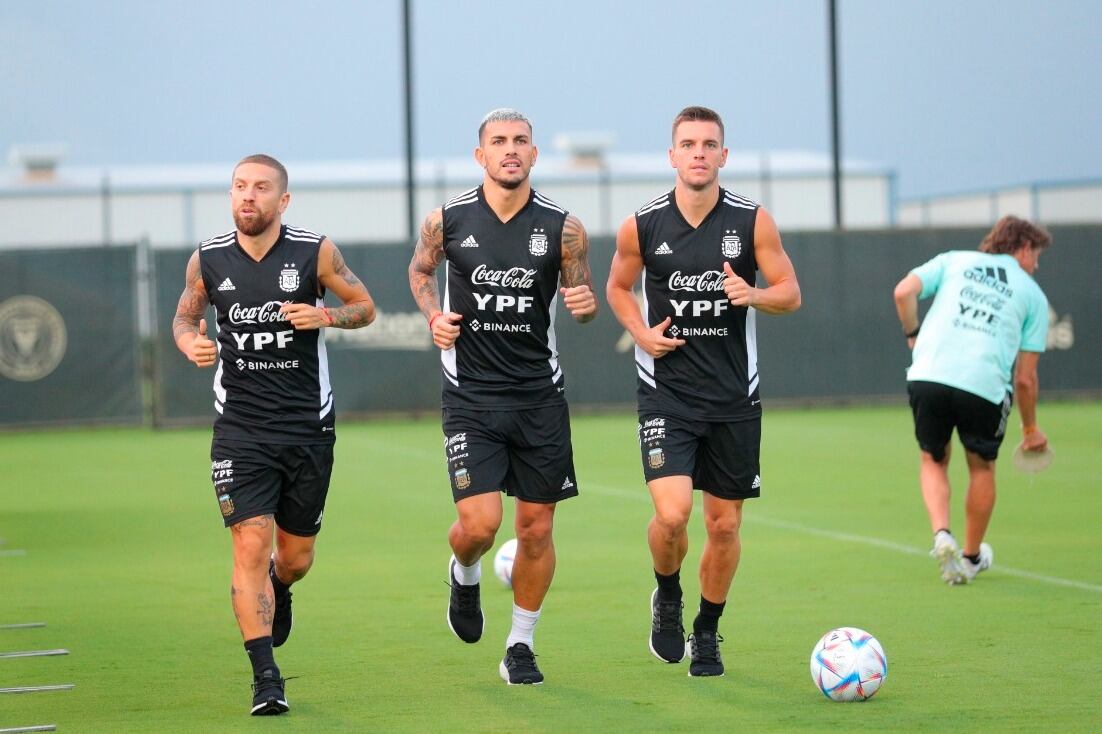 Gómez, Paredes y Lo Celso trotan en el predio de Inter Miami