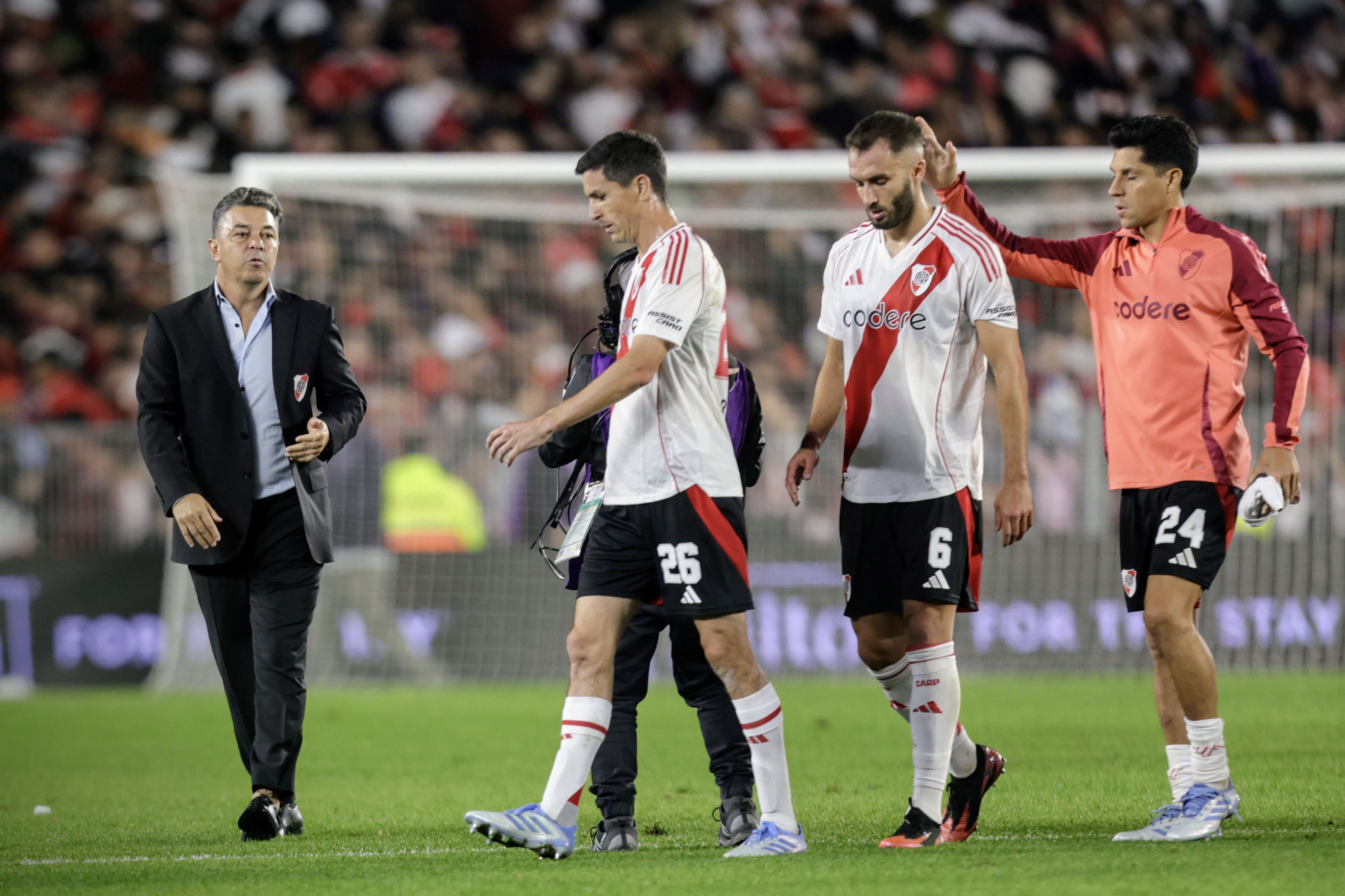 Gallardo y tres referentes de un River que no levanta cabeza