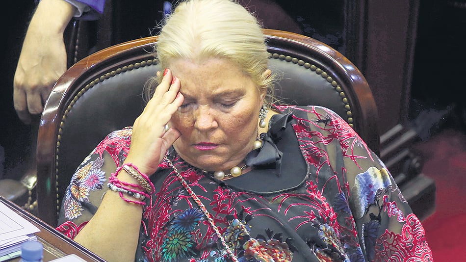 Carrió trató de bajar los decibeles tras el cruce de esta mañana.