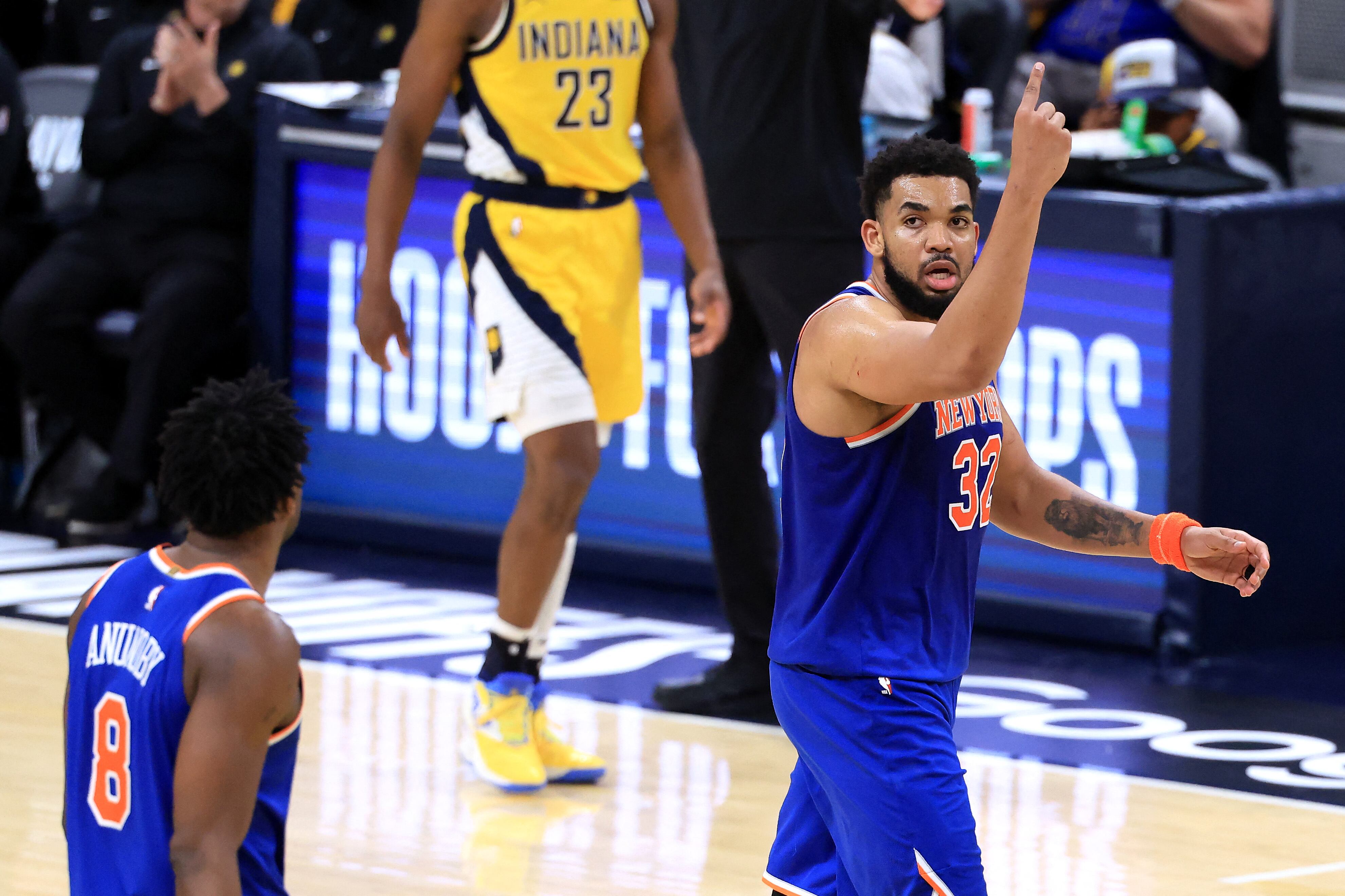 KAT logró 20 puntos en el último cuarto para la remontada de los Knicks