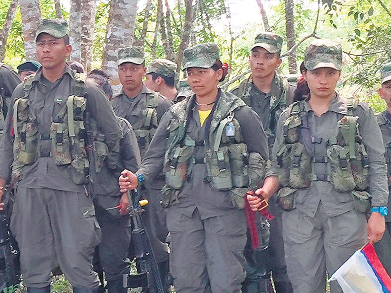 Los últimos rebeldes de las FARC en llegar al departamento de Caquetá.