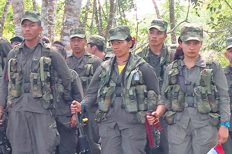 Los últimos rebeldes de las FARC en llegar al departamento de Caquetá.