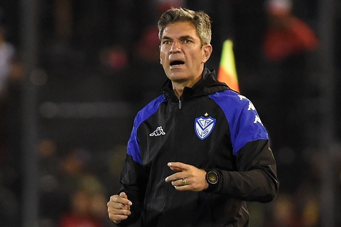 El DT Pellegrino, de buena campaña al frente de Vélez Sarsfield