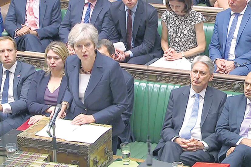 May dijo ante el Parlamento que habíabn identificado a los atacantes de Skripal y su hija Yulia.