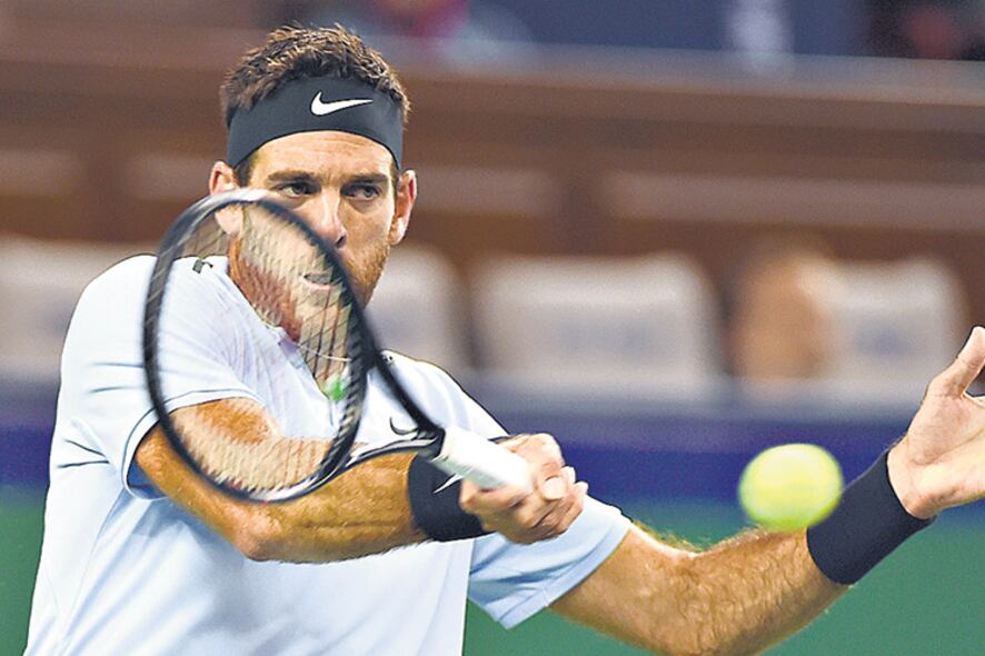 Delpo dejó atrás la molestia que puso en duda su participación en el torneo sueco y pasó a semis.