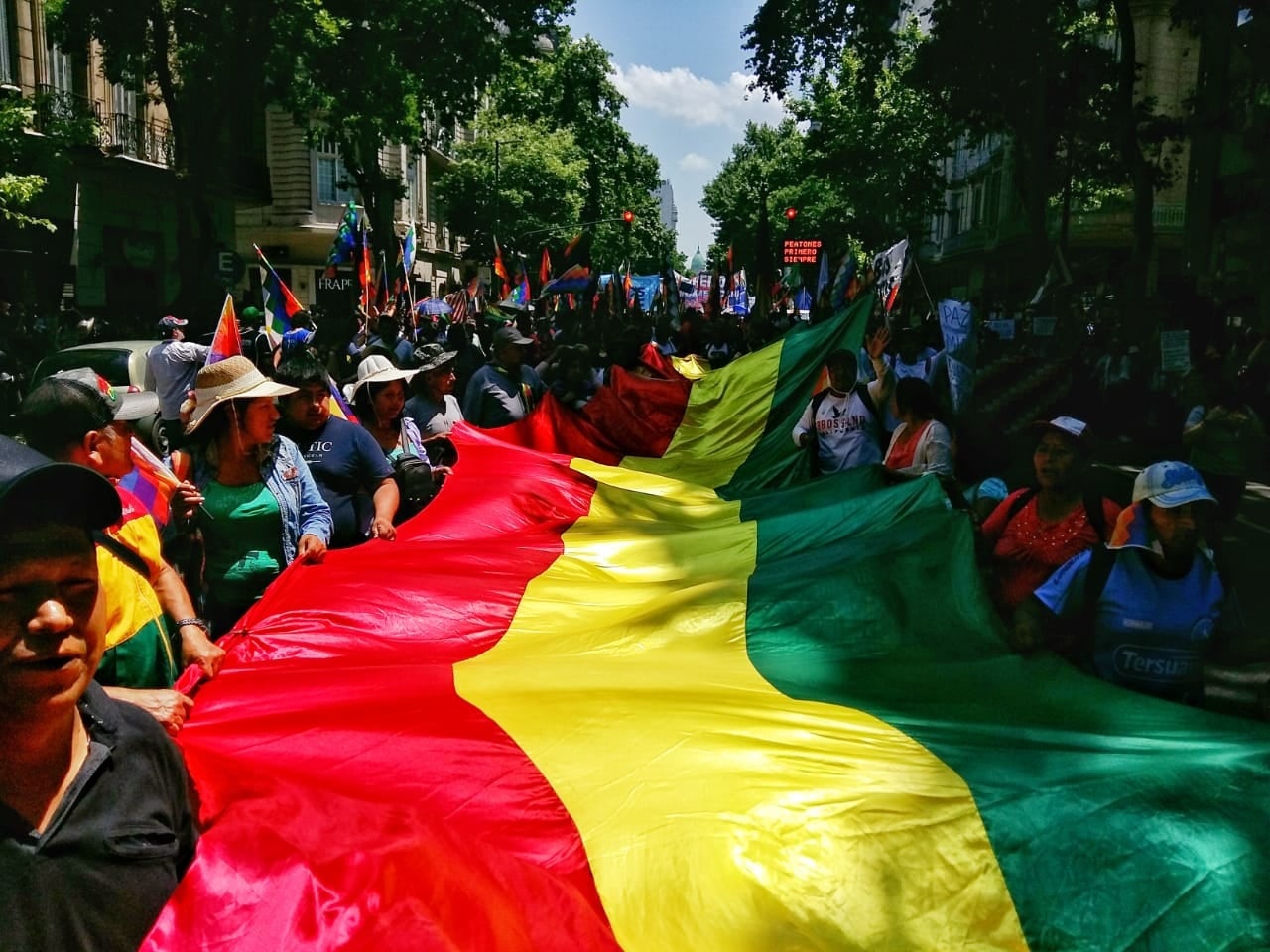 La Plaza de Mayo será escenario del repudio al golpe de Estado en Bolivia.