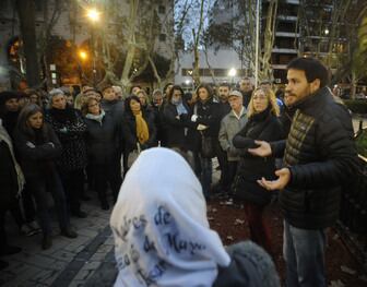 Bereciartúa, despedido por Nación, estuvo en el acto.