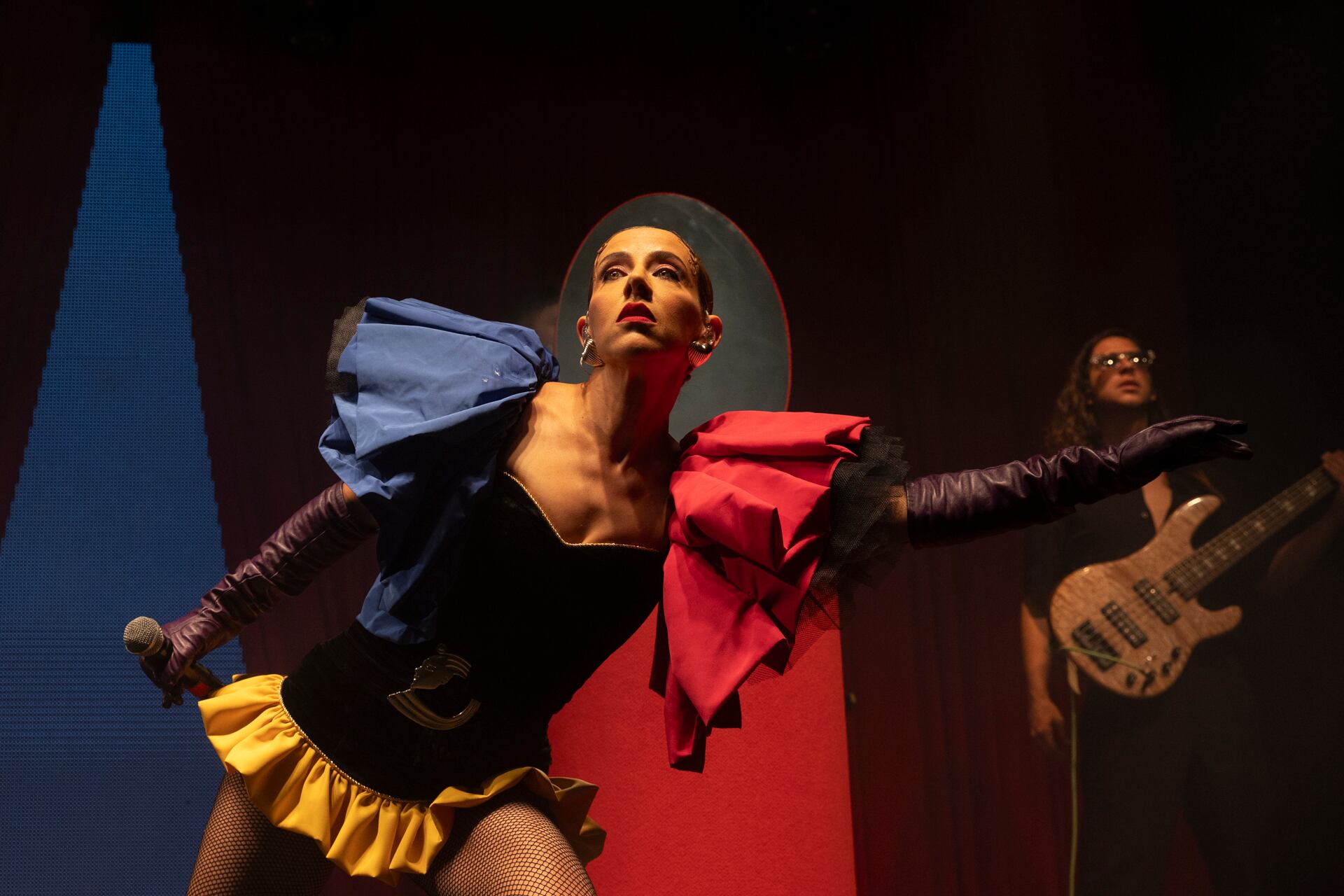 "Es el cuarto show de mi vida, si no tenés en cuenta Miranda!. Hay una cosa de explorar, de probarme, de plantarme sola en el escenario."