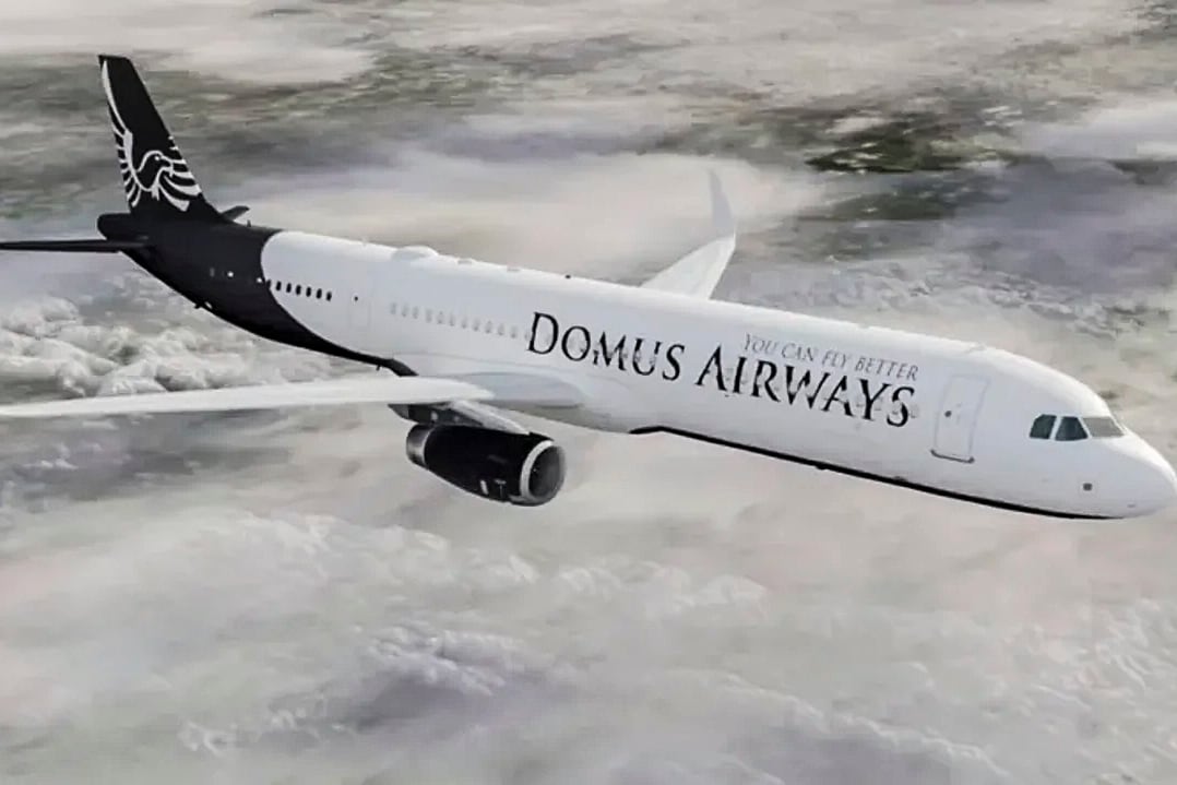 Domus Airways, así se llama la empresa aérea sin aviones que el Gobierno de Milei autorizó a operar en Argentina.