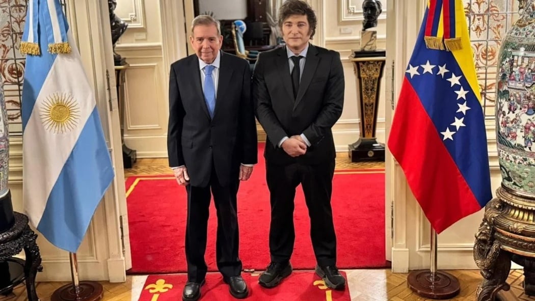 Milei renovó su apoyo al dirigente.