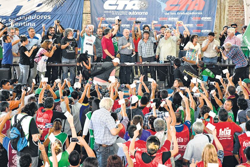 Los dirigentes de la CTA aprobaron el pedido y se comprometieron a acompañar a los docentes.