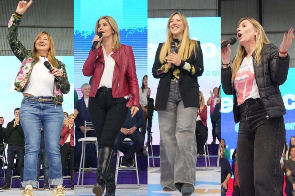 Karina Menéndez, Verónica Magario, Roxana Monzón y Juliana Di Tullio