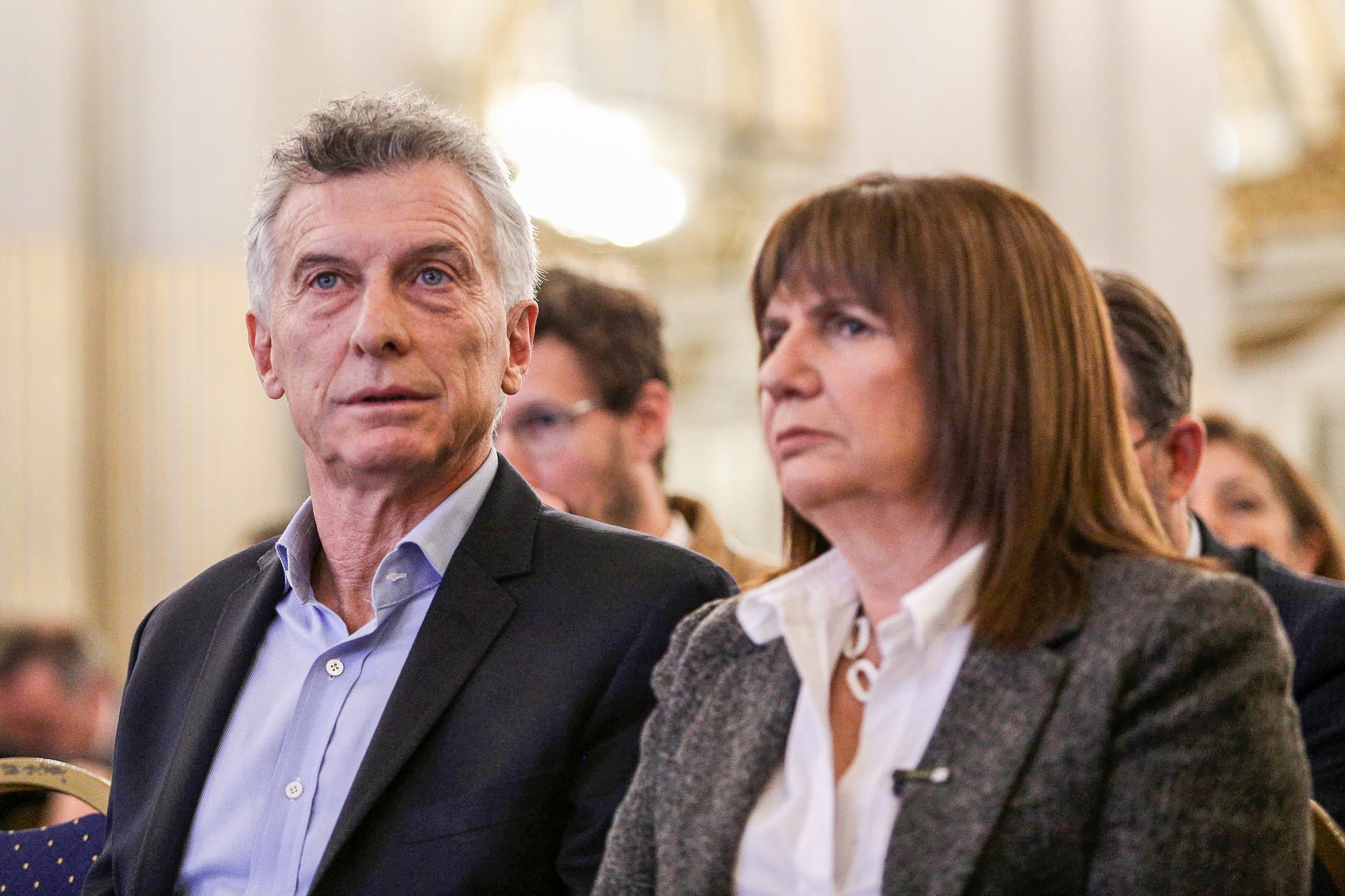 Mauricio Macri y Patricia Bullrich, cuando todavía eran aliados.