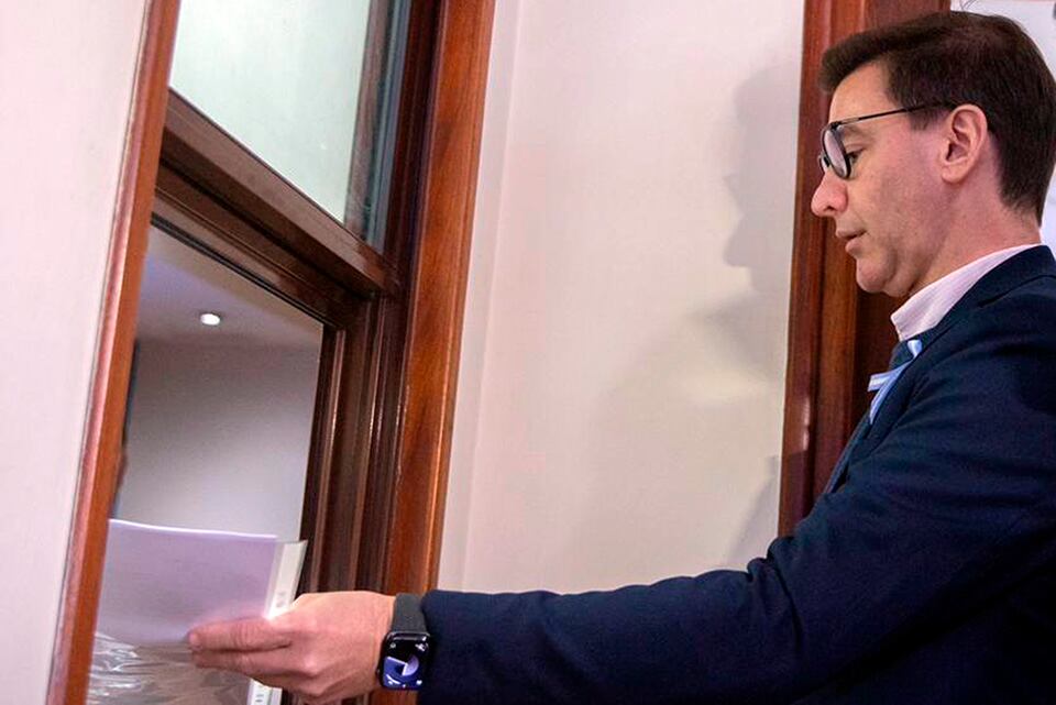 Daniel Di Lena, vicepresidente de la Lotería, formalizó la denuncia.