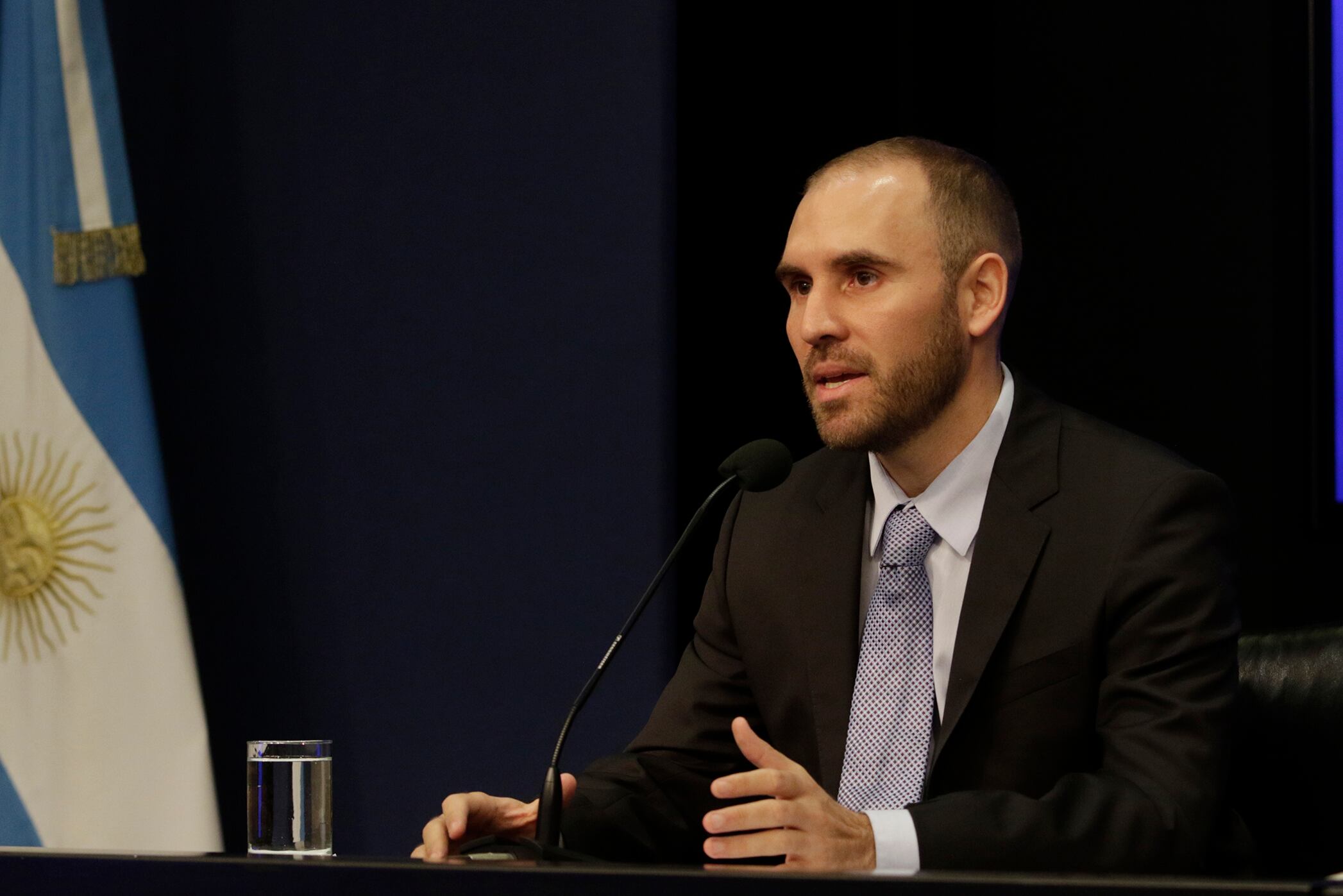 Martín Guzmán, ministro de Economía, se reunió con su equipo.