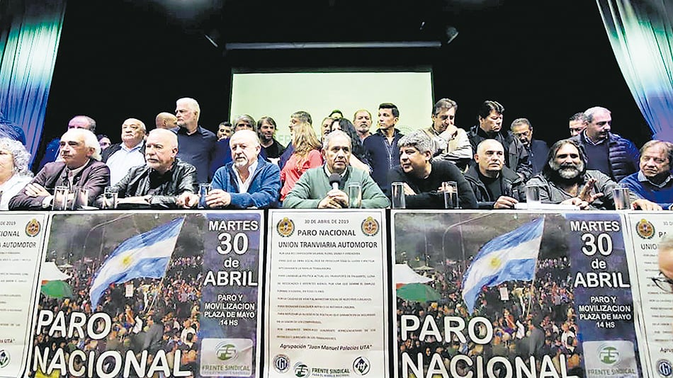 La huelga de este martes es convocada por el Frente Sindical para el Modelo Nacional y las CTA.