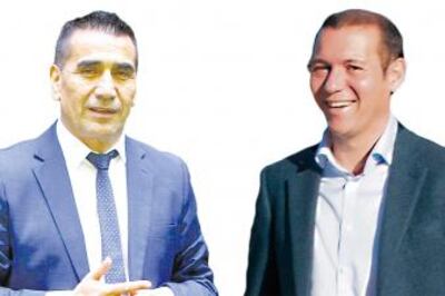 Ramón Rioseco, candidato de Unidad Ciudadana. Omar Gutiérrez, candidato del Movimiento Popular Neuquino.