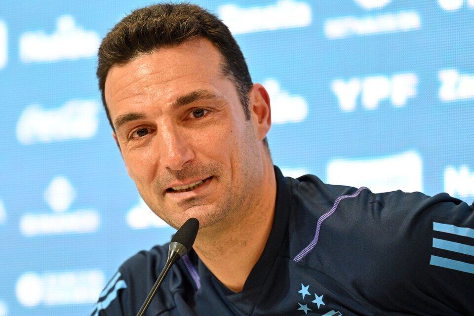 Lionel Scaloni, DT de la selección argentina.