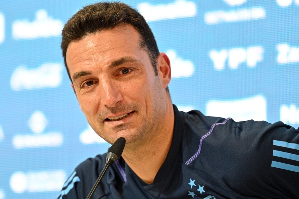 Lionel Scaloni, DT de la selección argentina.