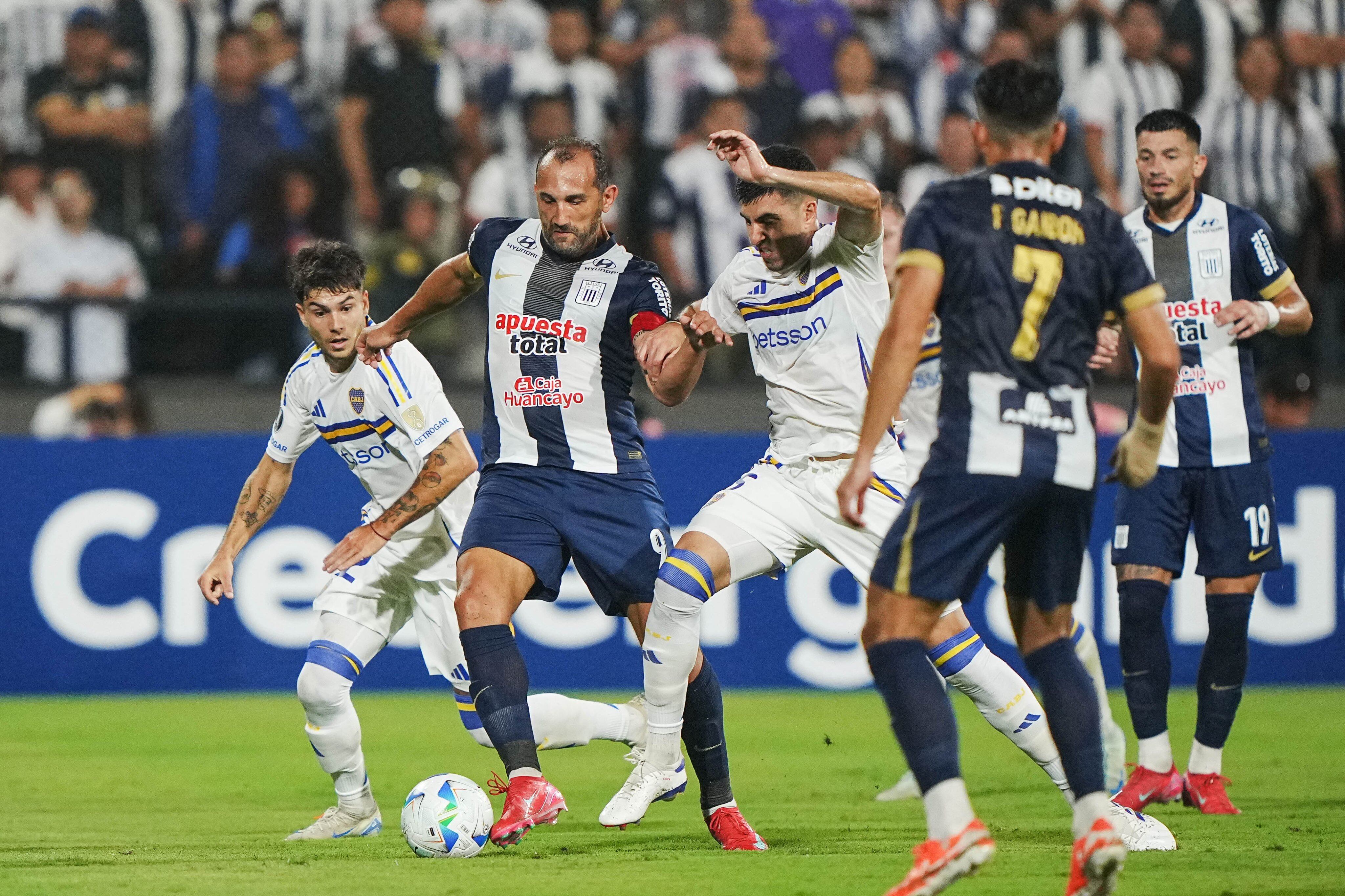 Boca nunca le encontró la vuelta al partido. Foto: @Libertadores