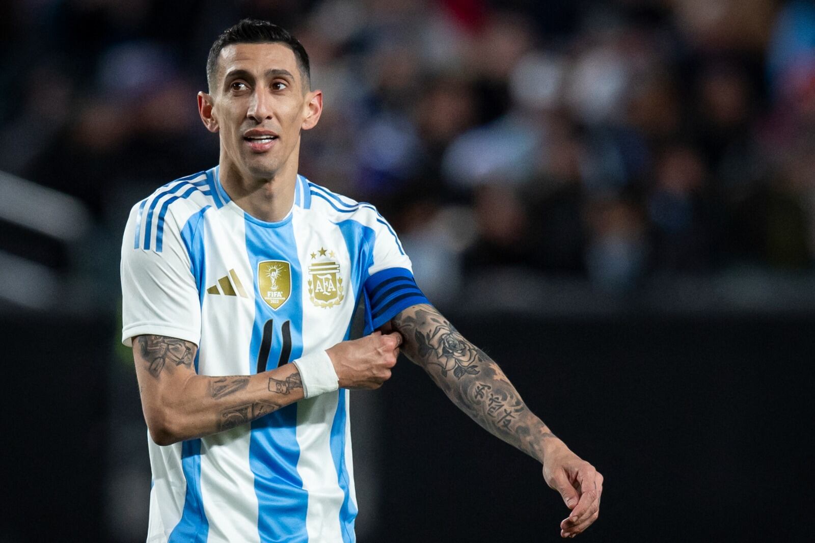 Angel Di María, víctima de la violencia narco de Rosario.