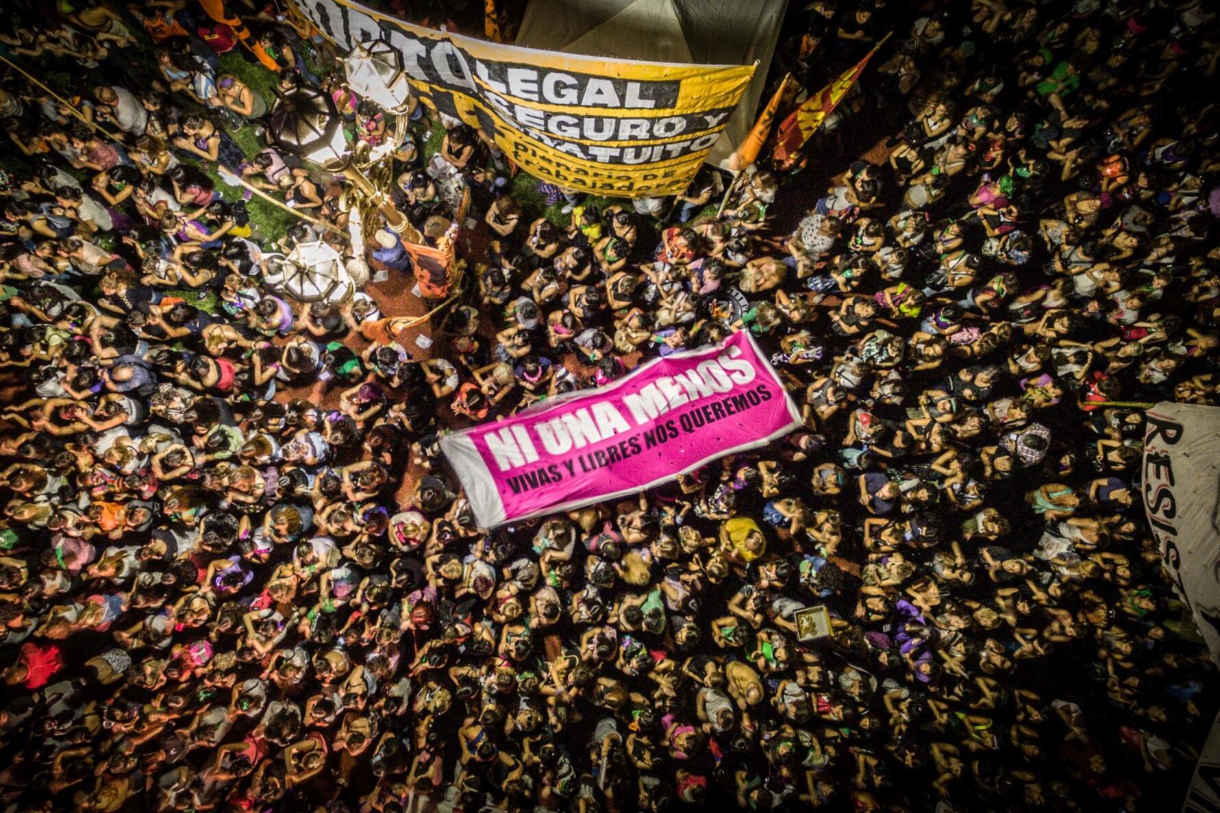 "Ni Una Menos, Vivas, libres y desendeudades nos queremos" es la consigna principal de este 3J.