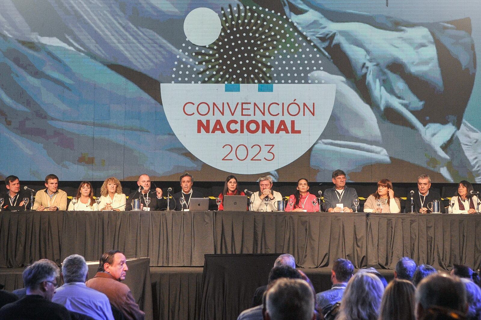 Gastón Manes fue el director de orquesta de la Convención radical.