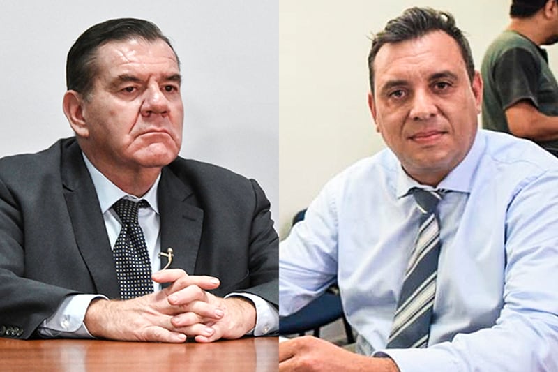 Guillermo Montenegro y Maximiliano Bondarenko, candidatos.