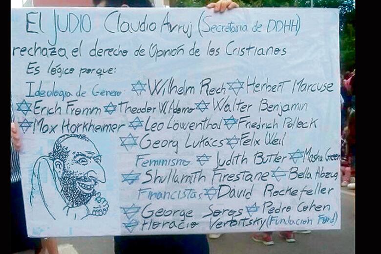 El dibujo, conocido como “el comerciante feliz”, fue ampliamente difundido por los nazis.