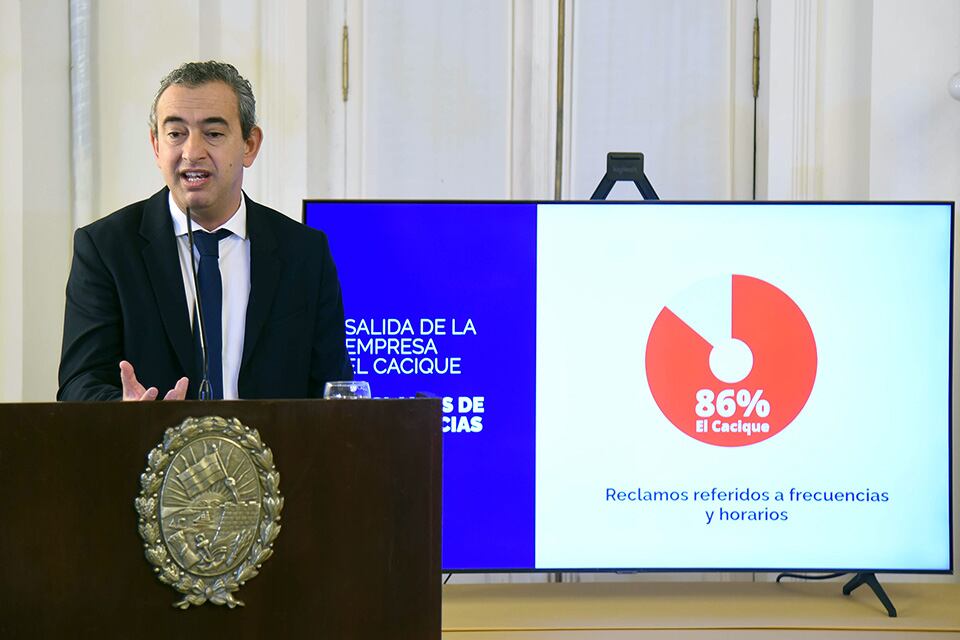 El intendente Javkin anunció la salida de la concesionaria El Cacique.