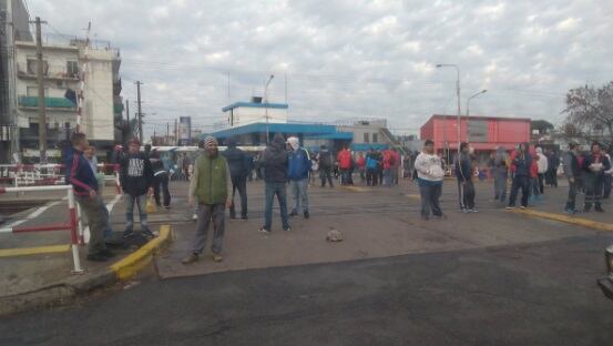 Cortes de vías en el tren Sarmiento.