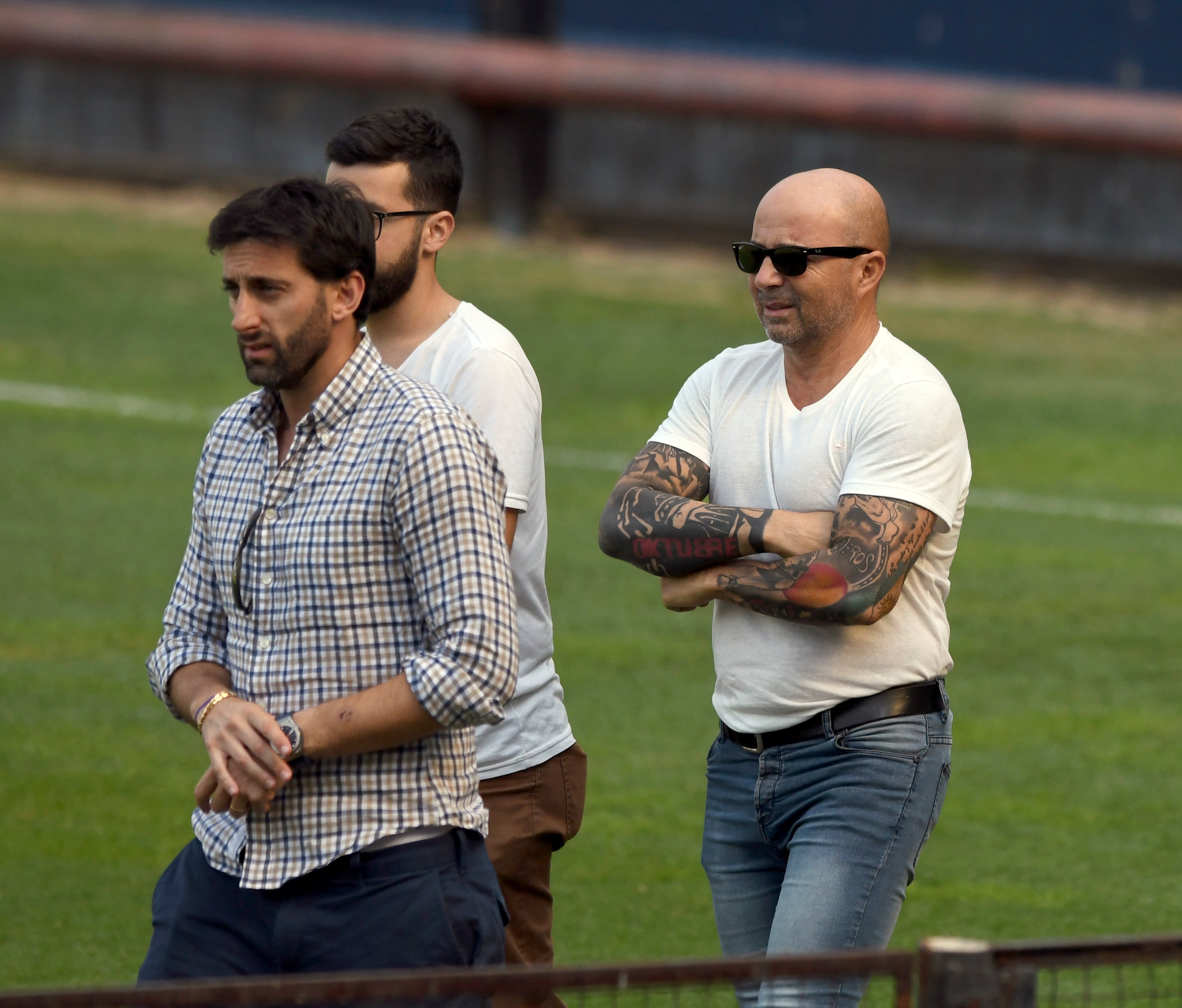 Diego Milito fue a Brasil a ver las condiciones para contratar a Sampaoli.
