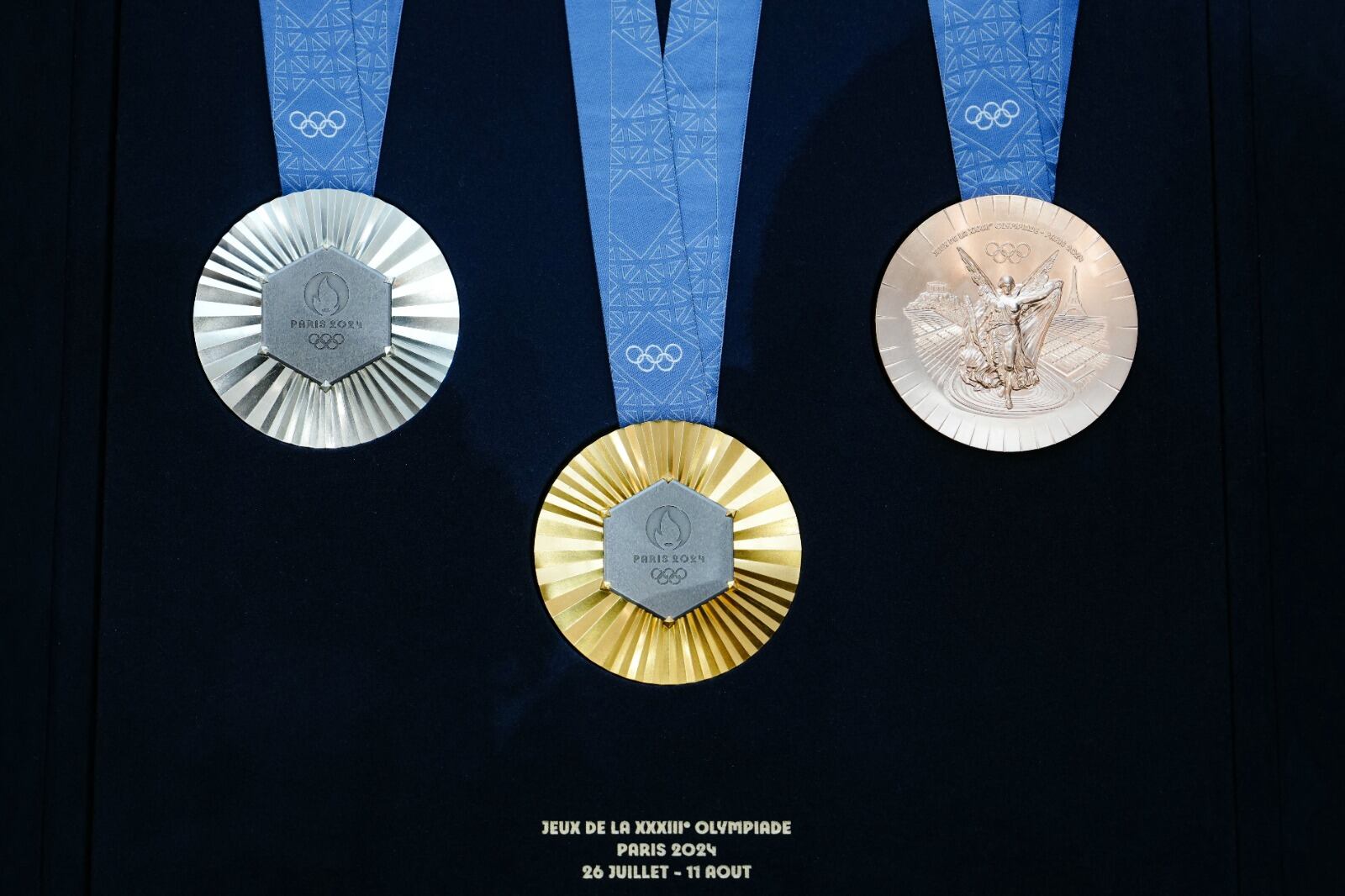 El detalle de las medallas de los Juegos de París 2024