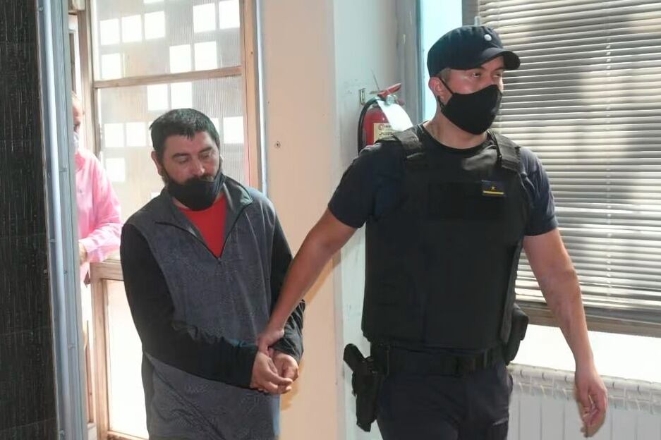 El perito trucho al momento de su detención.